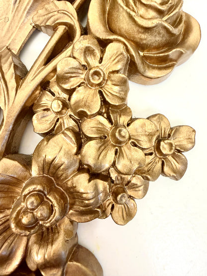 Vintage Syroco Gold Wall Art
