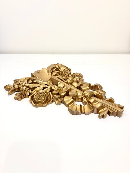 Vintage Syroco Gold Wall Art