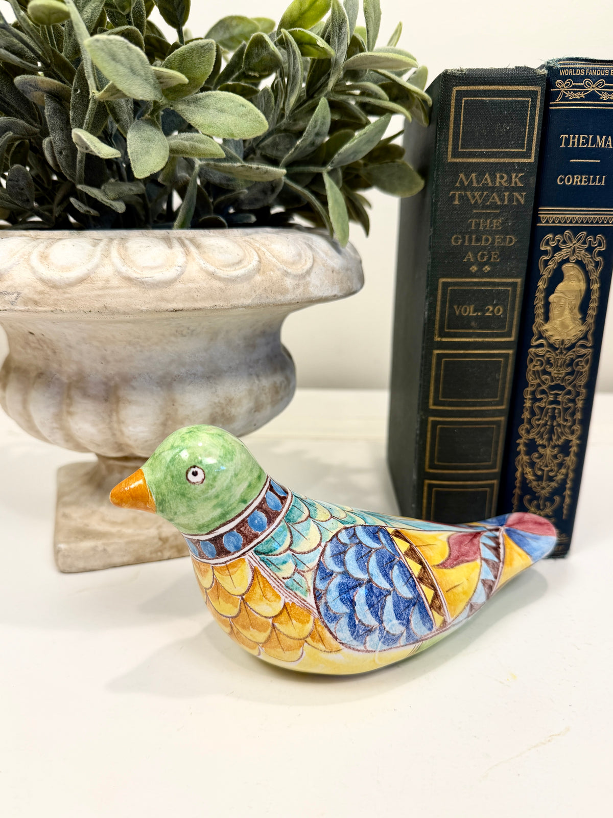 Italian Vintage Ceramic Bird:  RARE Innocenti