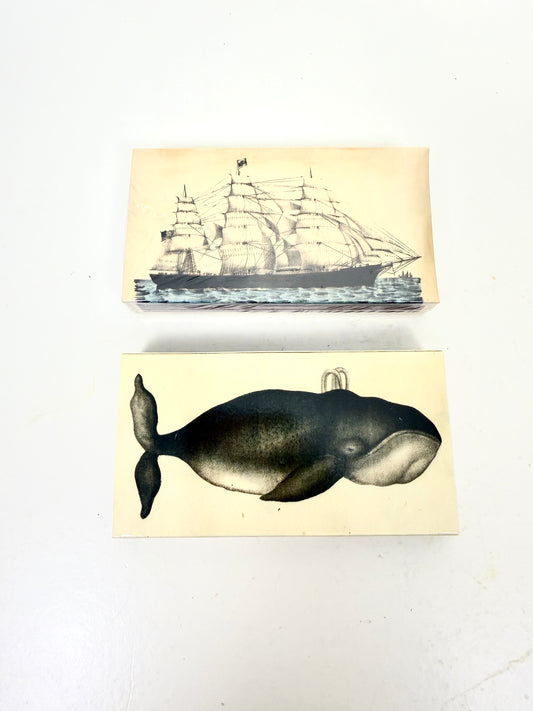Sailing Ship & Whale Matches