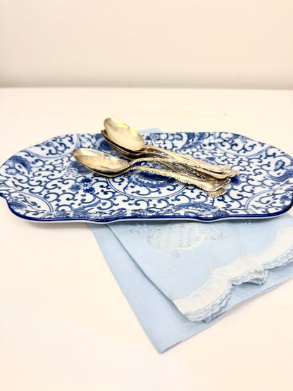 Vintage Chinoiserie Tray with Phoenix