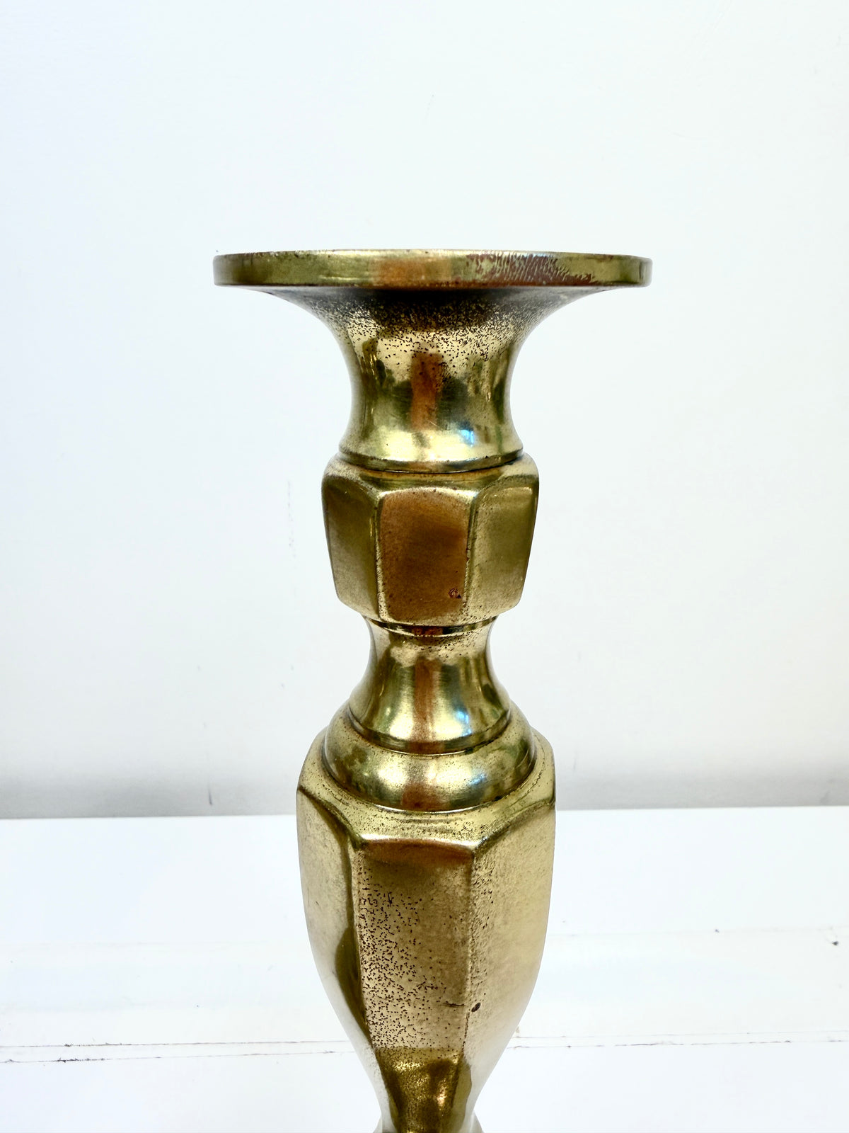 Vintage Brass Candlestick Pair