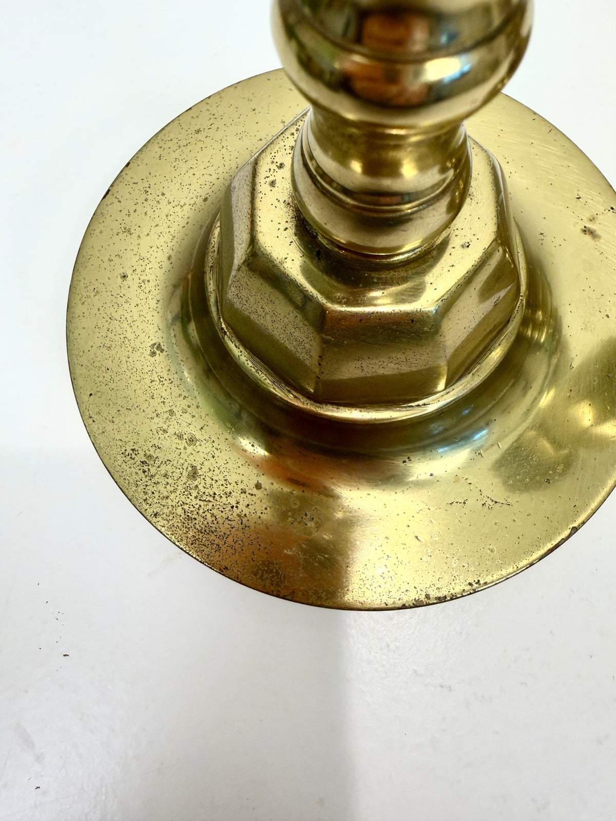 Vintage Brass Candlestick Pair
