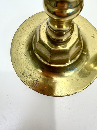 Vintage Brass Candlestick Pair