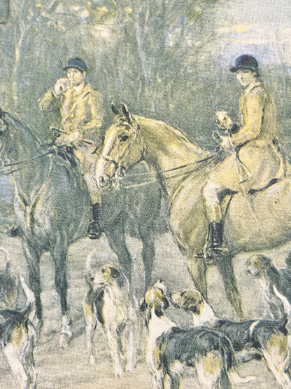 Vintage English Hunting Scene:  Art Print