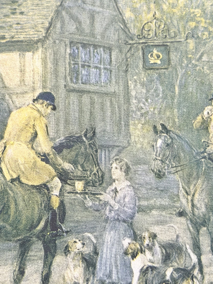 Vintage English Hunting Scene:  Art Print