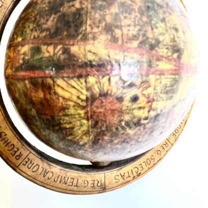 Vintage Wood Globe
