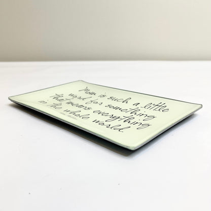 Glass Tray for Mom