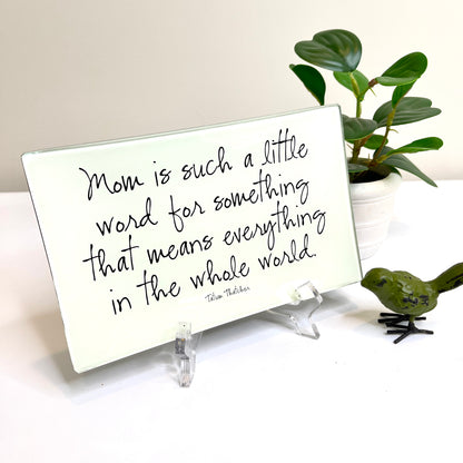Glass Tray for Mom