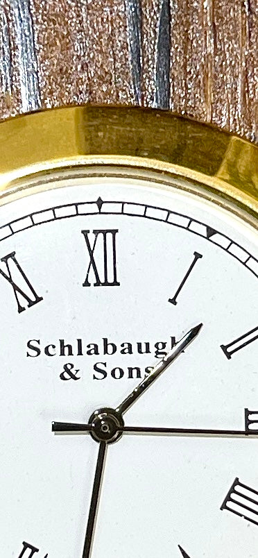 Vintage Miniature Wood Clock