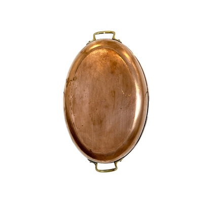 Vintage Copper Pan - Oval Au Gratin Pan