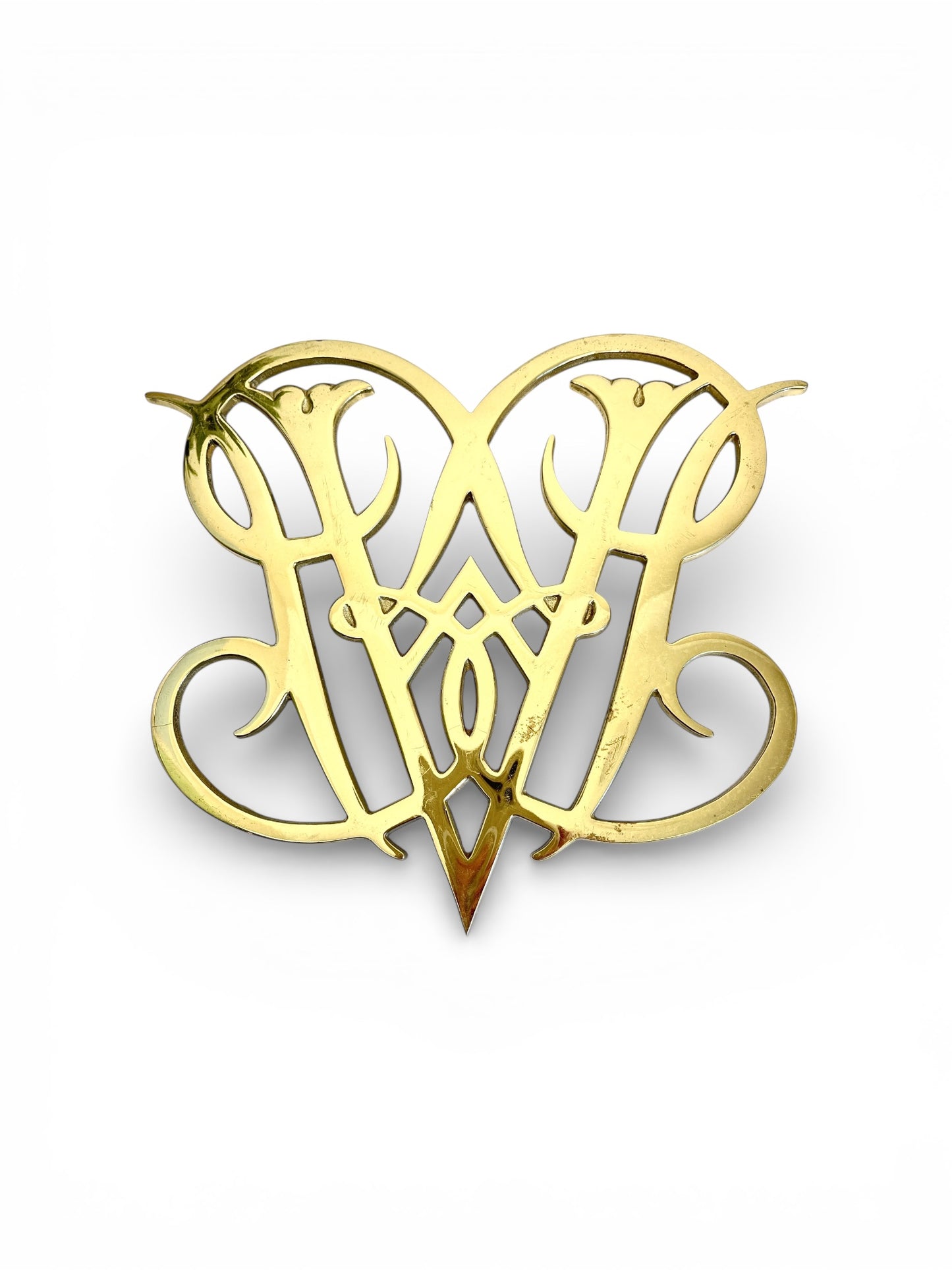 Vintage Brass Large Trivet