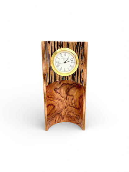 Vintage Miniature Wood Clock