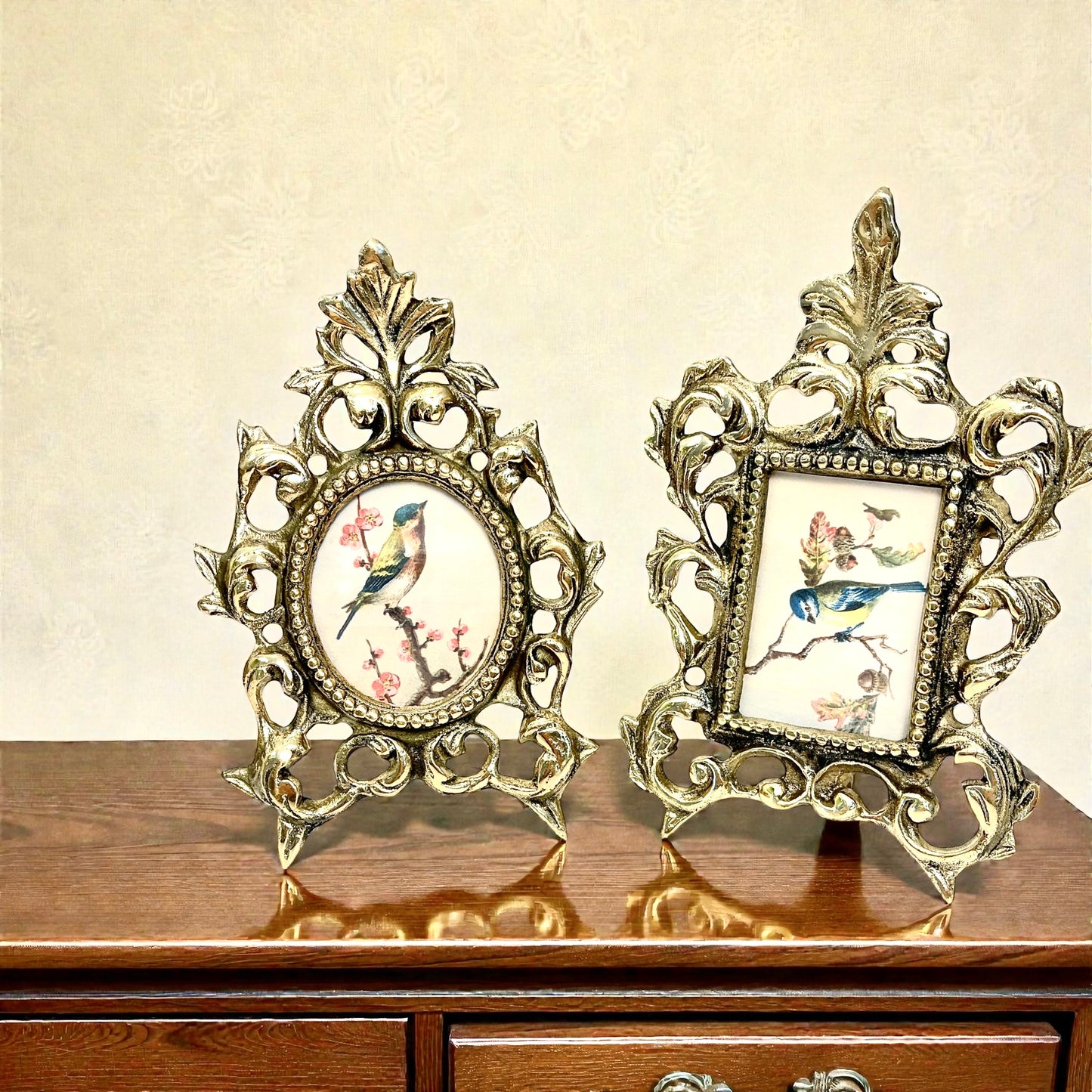 Vintage Brass Picture Frames