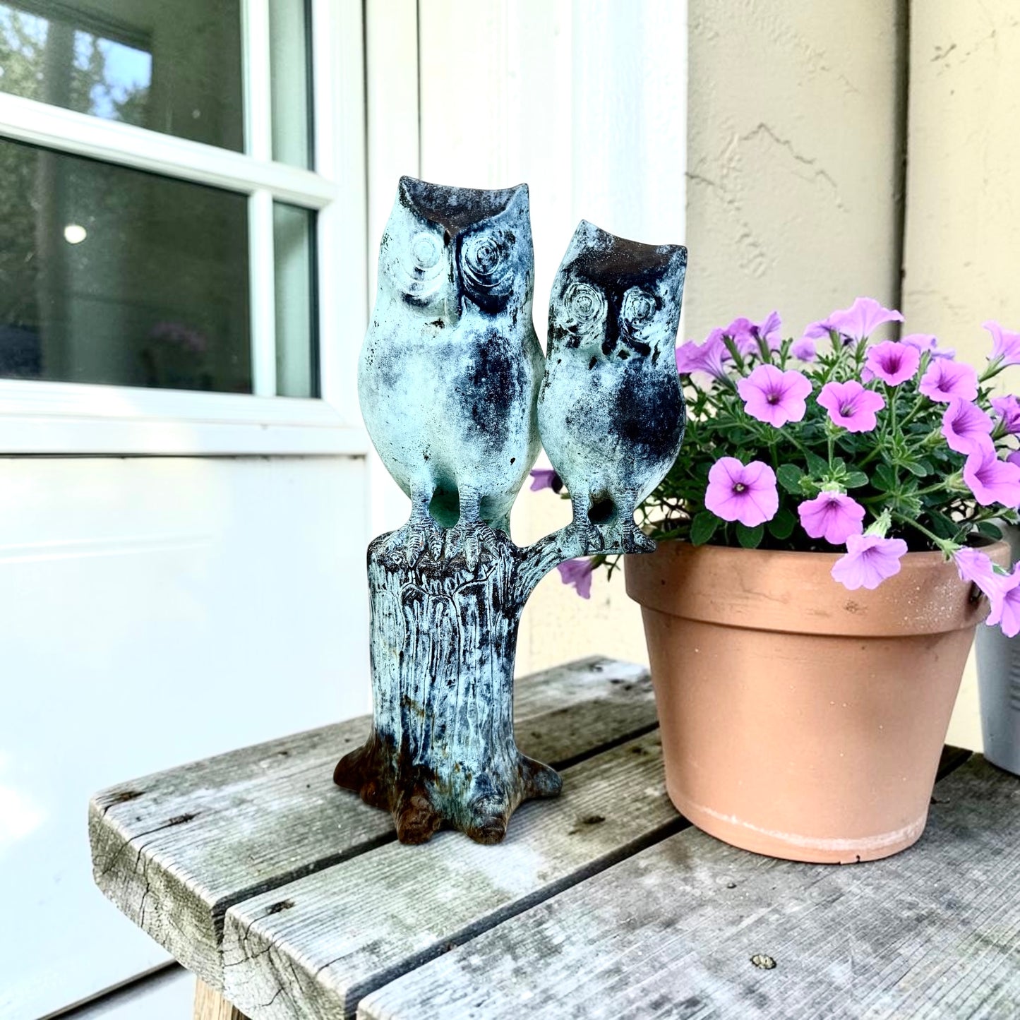 Vintage Owls on Branch