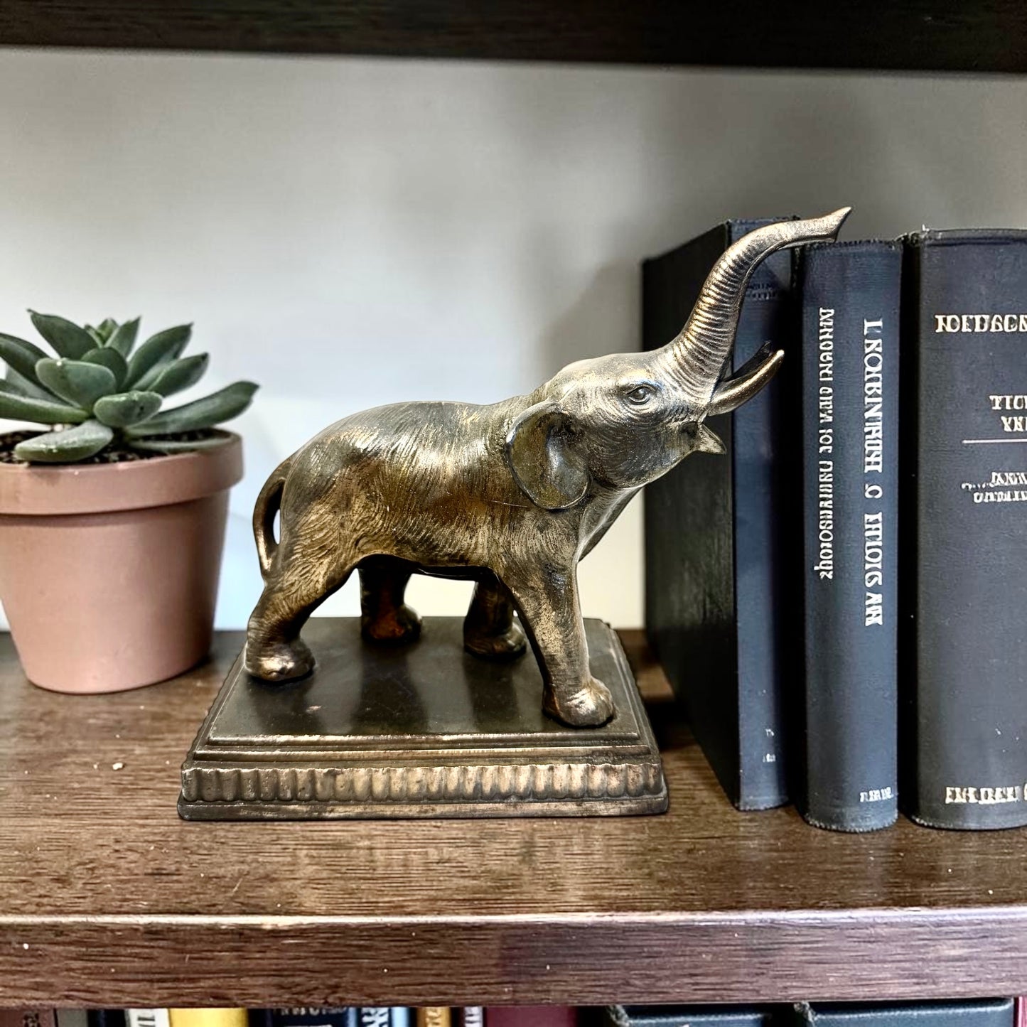 Vintage Elephant Bookend