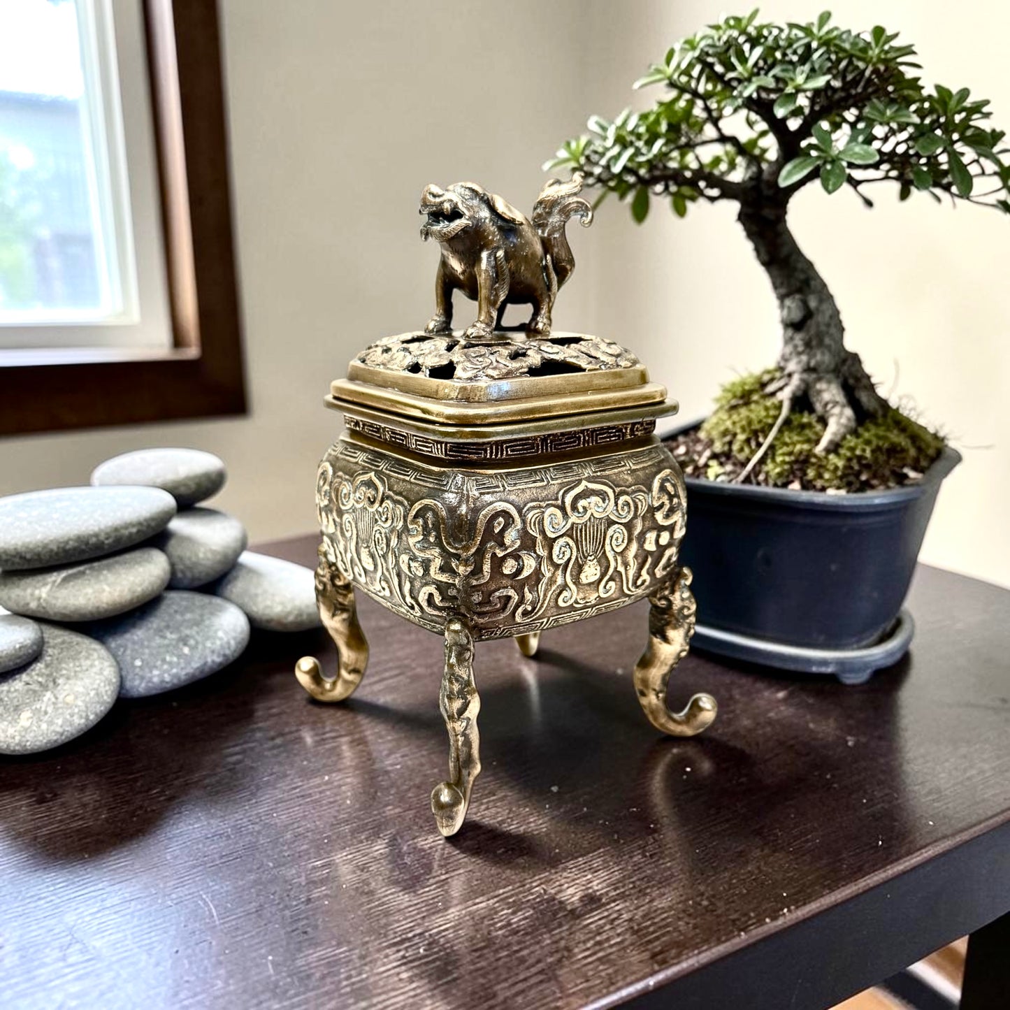 Vintage Bronze Incense Burner