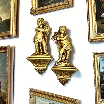 Vintage Syroco Angel Wall Art