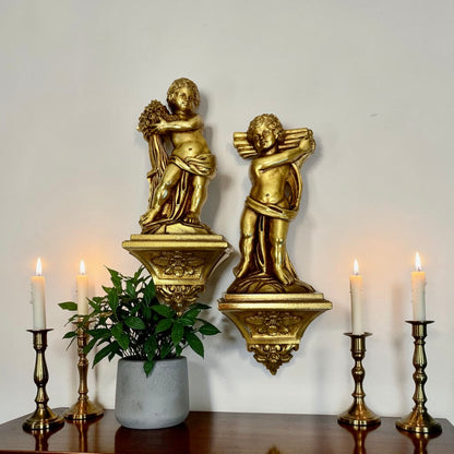 Vintage Syroco Angel Wall Art
