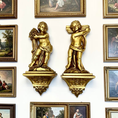 Vintage Syroco Angel Wall Art