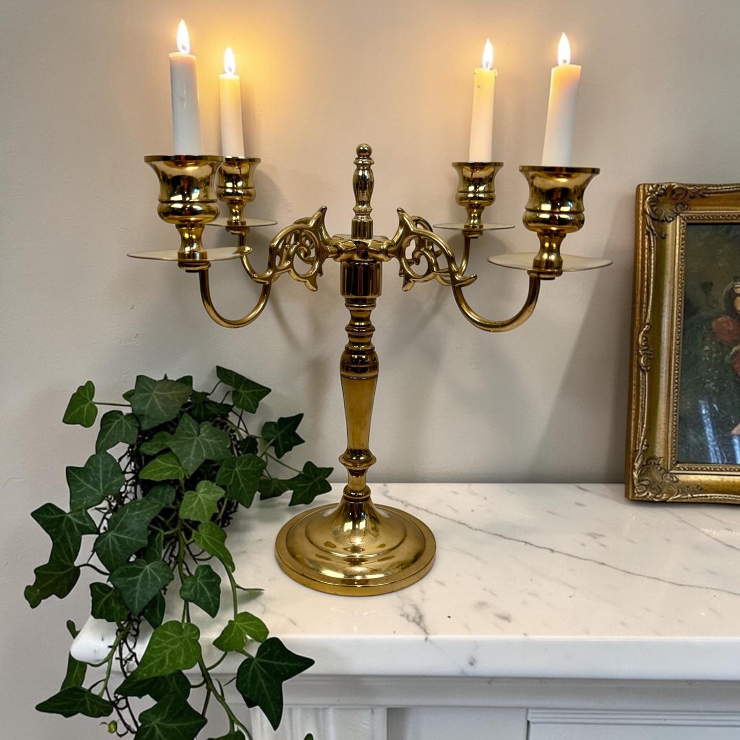 Vintage Brass Candelabra