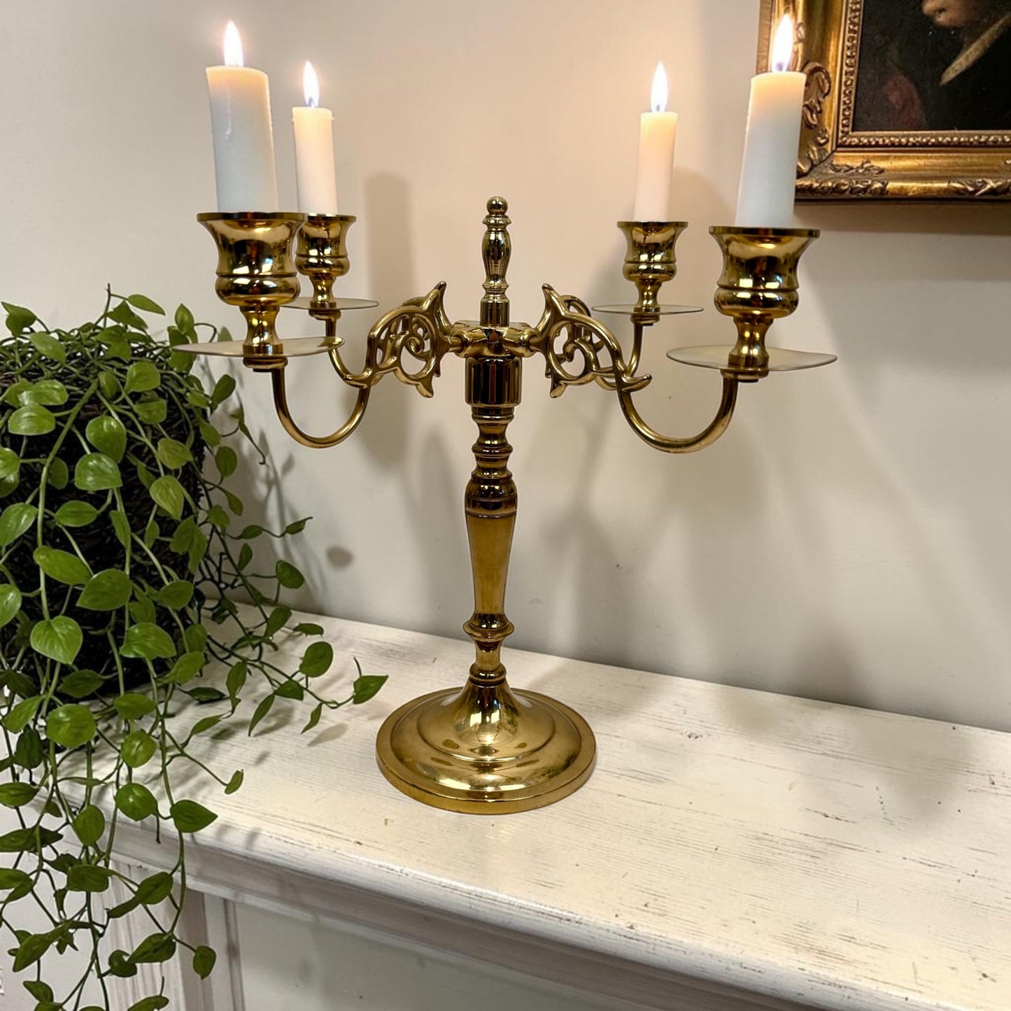 Vintage Brass Candelabra
