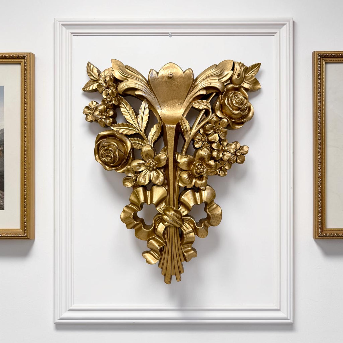 Vintage Syroco Gold Wall Art