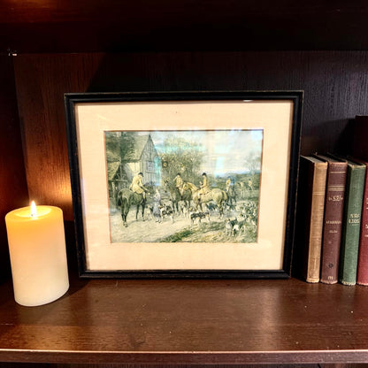 Vintage English Hunting Scene:  Art Print