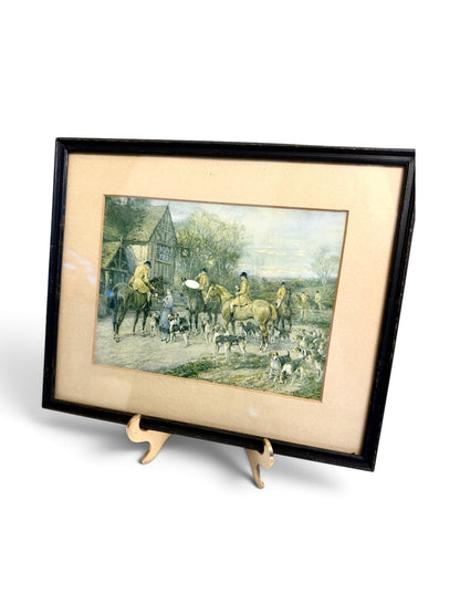 Vintage English Hunting Scene:  Art Print