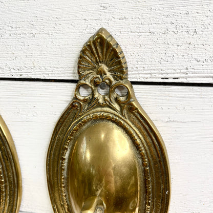 Brass Oval Wall Sconces