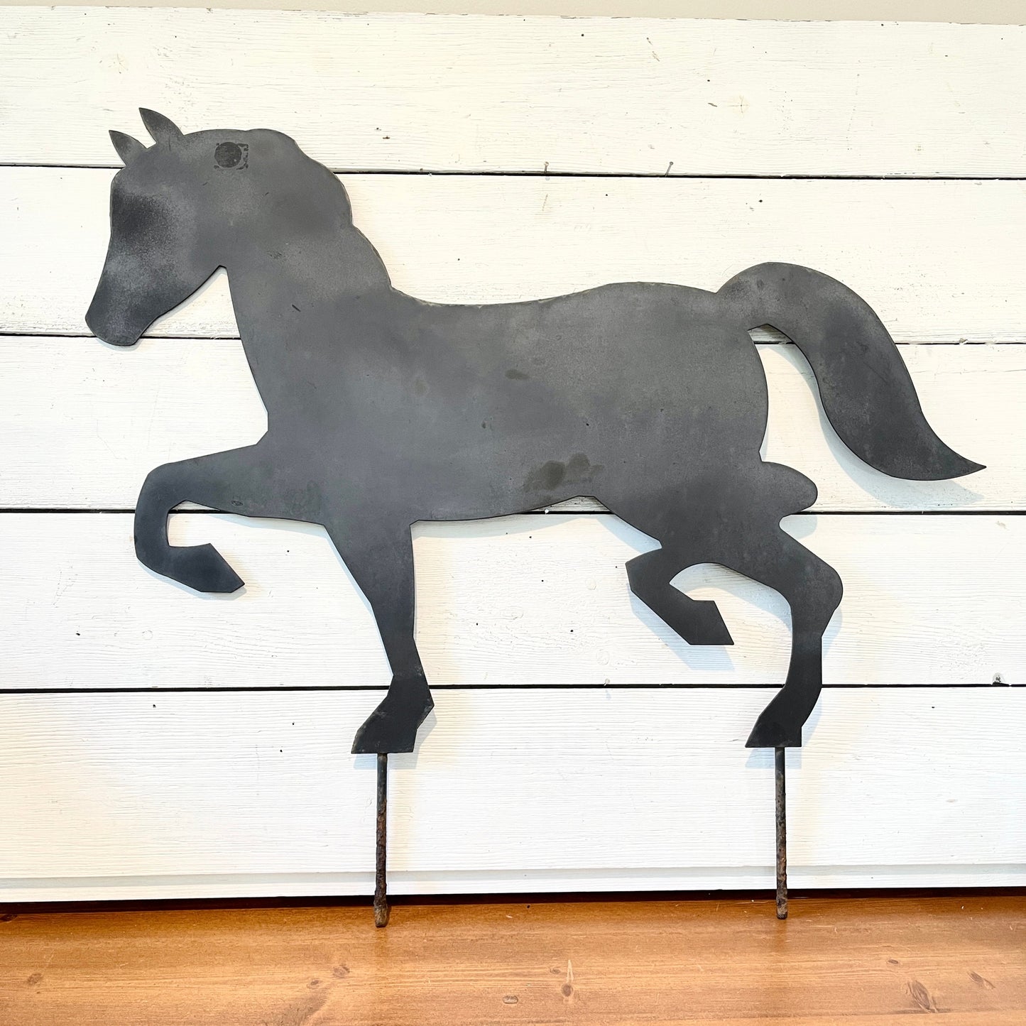 Vintage Iron Horse Silhouette for Yard